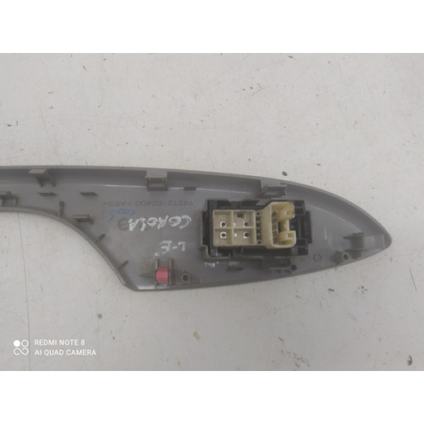 Botão Vidro Traseiro Esquerdo Toyota Corolla 2009 2010