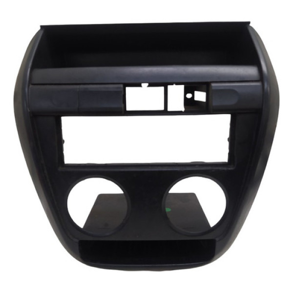 Moldura Central Rádio Volkswagen Crossfox 2008 Preto