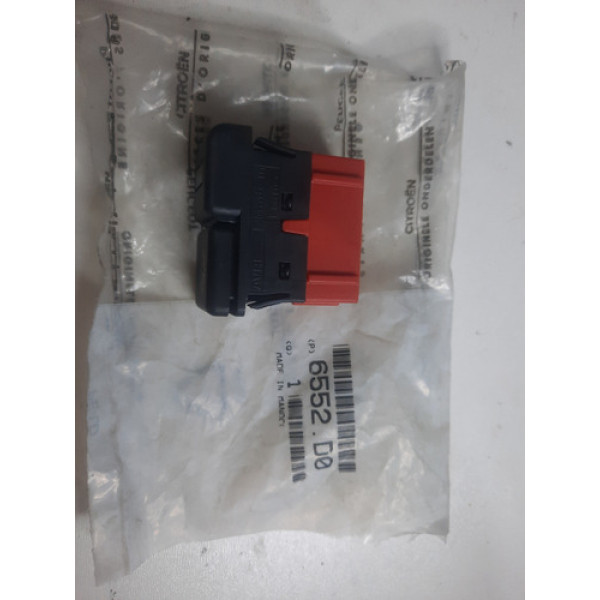 Botão Bloqueio Vidro Traseiro Elétrico Peugeot 405 1996 