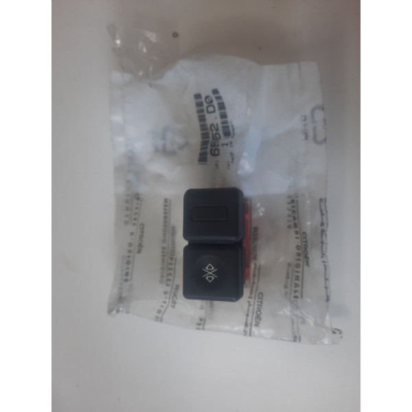 Botão Trava Vidro Traseiro Elétrico Peugeot 405 1997 6552d0