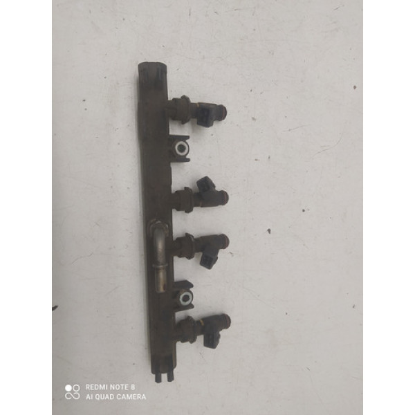 Flauta Com Bicos Injetor Fiat Palio Attractive 2013-2015 