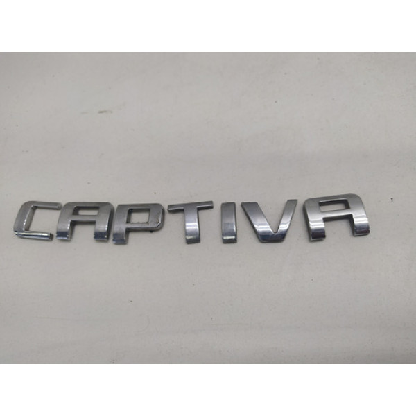 Emblema Letreiro Traseira Chevrolet Captiva 2009 