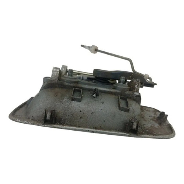 Maçaneta Porta Dianteira Direita Chevrolet Meriva 2003 Prata Dianteira