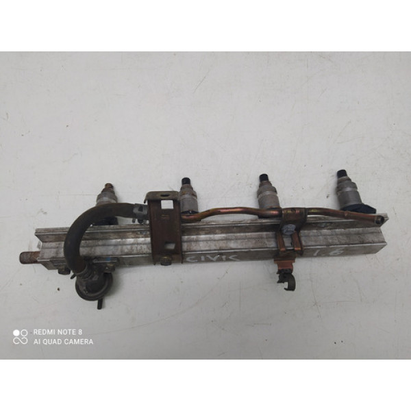 Flauta C/bicos Injetor Civic 1.7 16v 2005/2006