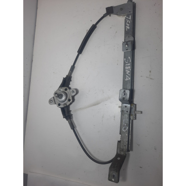 Maquina Vidro Manual Fiat Siena 09 Tras Direito 517163150