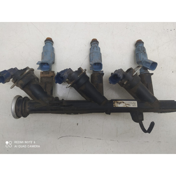 Flauta Combustível C/ Bicos Ford Ka 1.0 3cc 2015 A 2016     