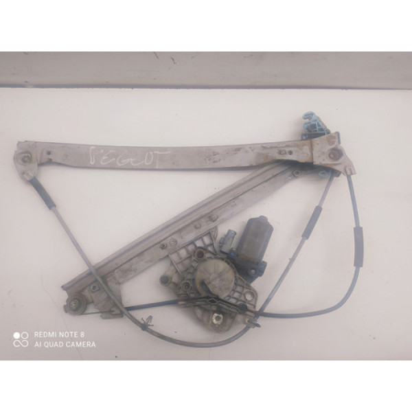 Máquina Vidro Elétrico Traseiro Direito Peugeot 207 2011