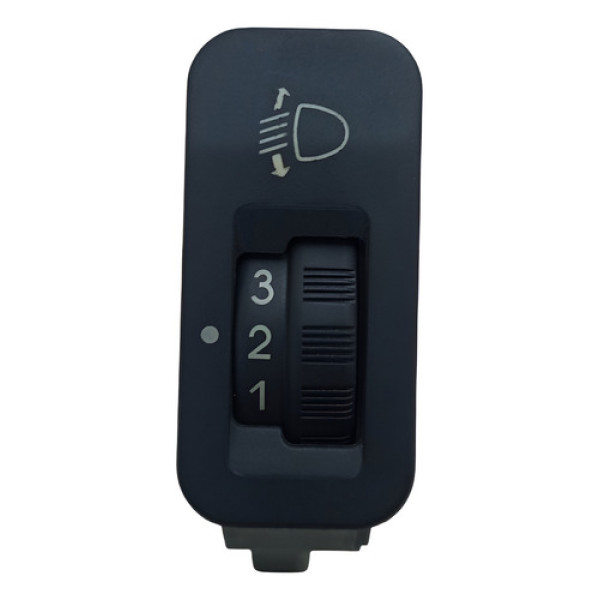 Botão Regulagem Altura Farol Peugeot 206 2001 Preto