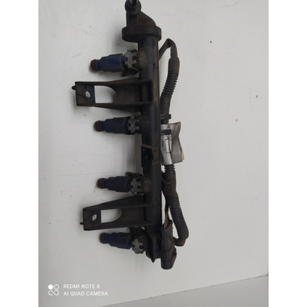 Flauta Com Bicos Injetor Renault Clio 1.0 Flex 16v 2006 