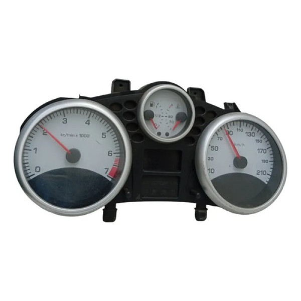 Painel Instrumentos Peugeot 207 2005 2010 9663845480 Preto