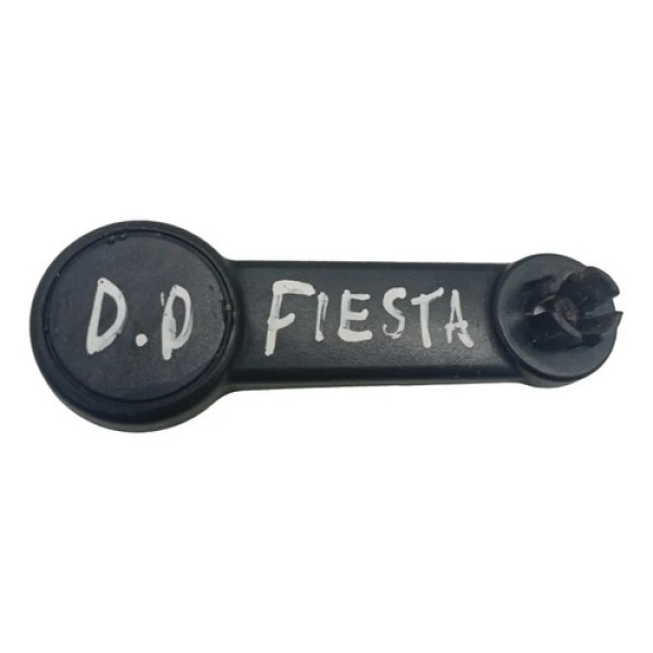 Manivela Vidro Máquina Traseira Ford Fiesta 2010 2014 Preto