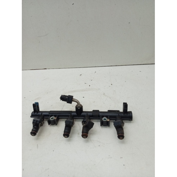 Flauta Com Bico Injetor Fiat Palio Uno 2012 A 2015