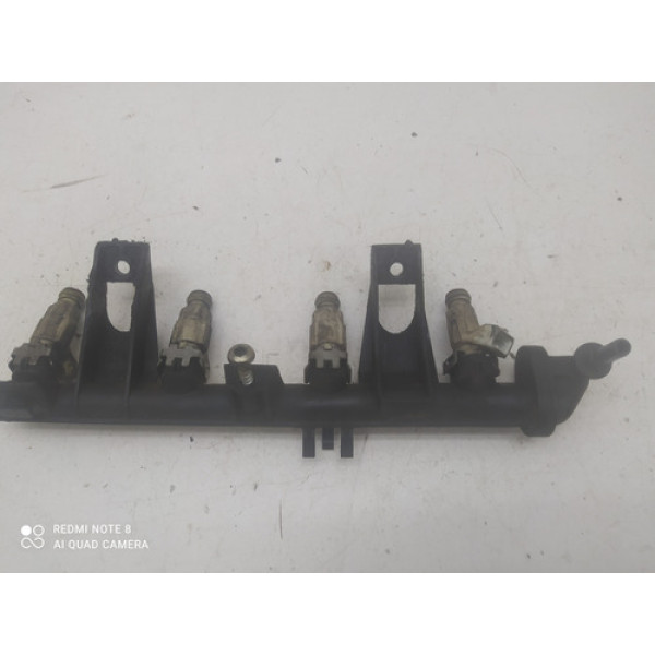 Flauta Com Bicos Injetores Renault Clio 1.0 2008