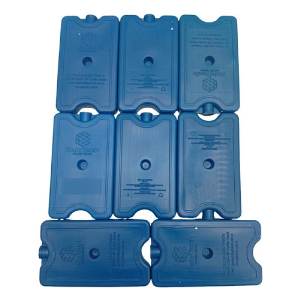 Placa Gelo Gel Reutilizável Gelotech 200 Ml 8 Unidades