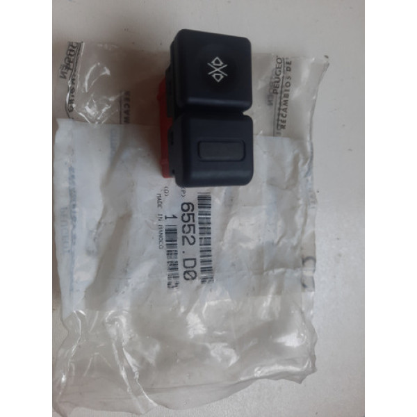 Botão Trava Vidro Traseiro Elétrico Peugeot 405 1997 