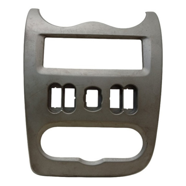 Moldura Painel Renault Logan 2007 2013 8200532242 Prata