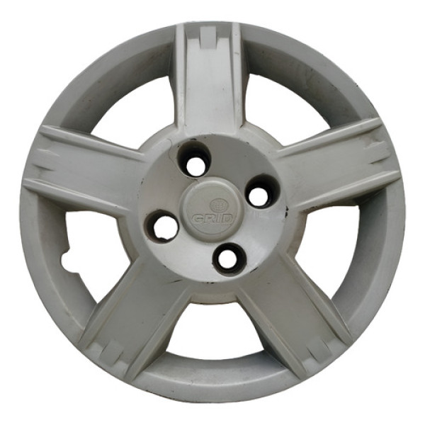 Calota Aro Grid 14 Ford Fiesta 2008 2010 Prata