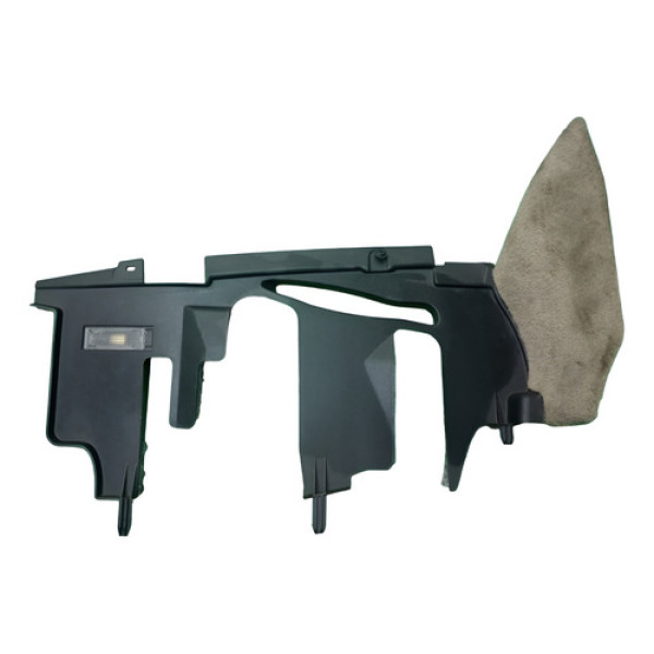 Acabamento Esquerdo Painel Land Rover Discovery 4 2010  Preto