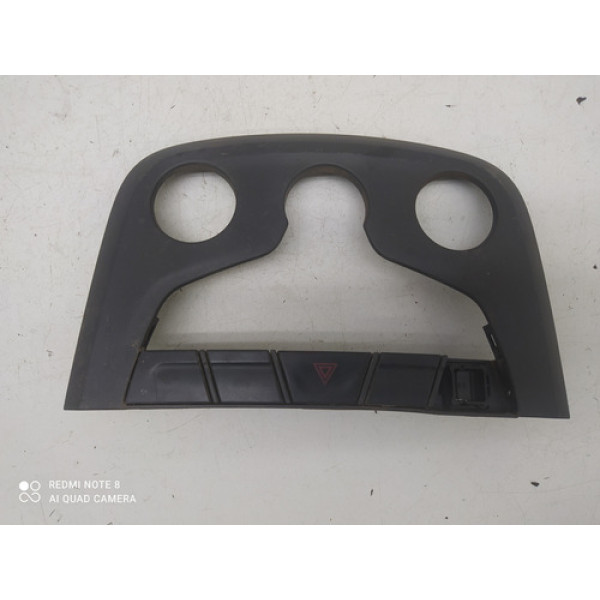 Moldura Com Botão Alerta Chevrolet Agile 2011