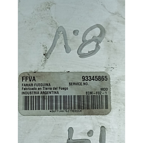 Módulo Injeção Chevrolet Prisma 1.4 8v 93345865