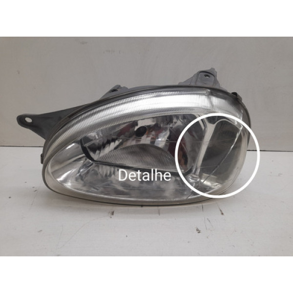 Farol Lado Esquerdo Chevrolet Corsa 1994 1999 Detalhe 