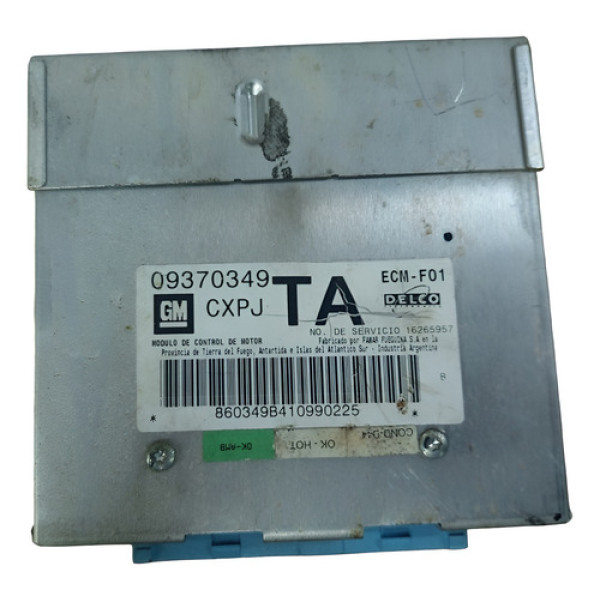 Módulo Injeção 1.0 0937 0349 8v Chevrolet Corsa 2002