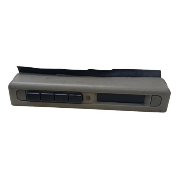 Moldura Regua Botões Fiat Uno Fiorino 2000 2013 31255 Cinza