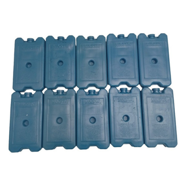 Placa Gelo Gel Reutilizável Cliogel 200 Ml 10 Unidades Azul Azul