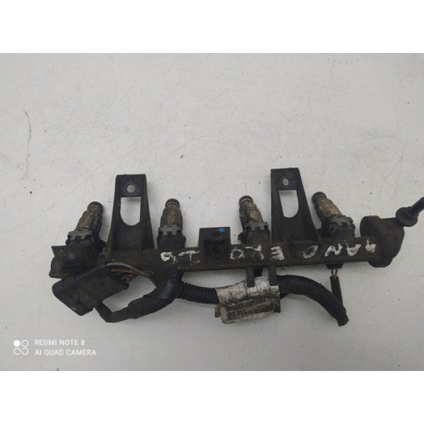 Flauta C/bicos Injetor Clio 1.0 Flex 16v 2006               