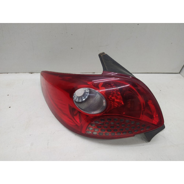 Lanterna Lado Esquerdo Peugeot 206 207 2009 2014 Detalhe 