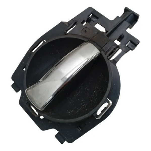 Maçaneta Interna Traseiro Direito Citroen C3 207 2012 Preto Traseira