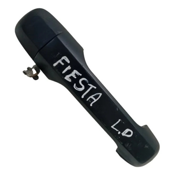 Maçaneta Externa Dianteira Lado Direito Ford Fiesta 06/12 Preto Dianteira