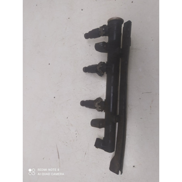 Flauta Com Bicos Injetor Gol 1.6 2009 Com 3 Bicos