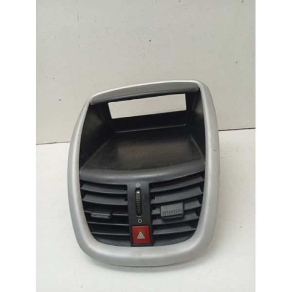 Moldura Difusor Central Ar Painel Peugeot 207 2009 2012
