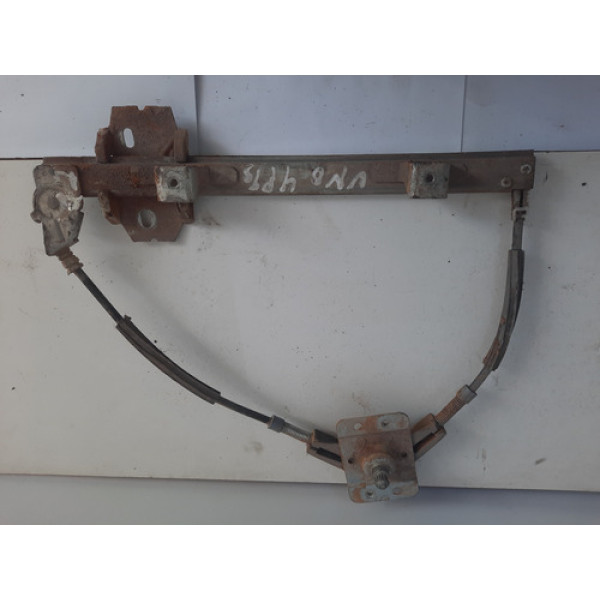 Maquina Vidro Manual Traseiro Direito Uno 4p 500036680