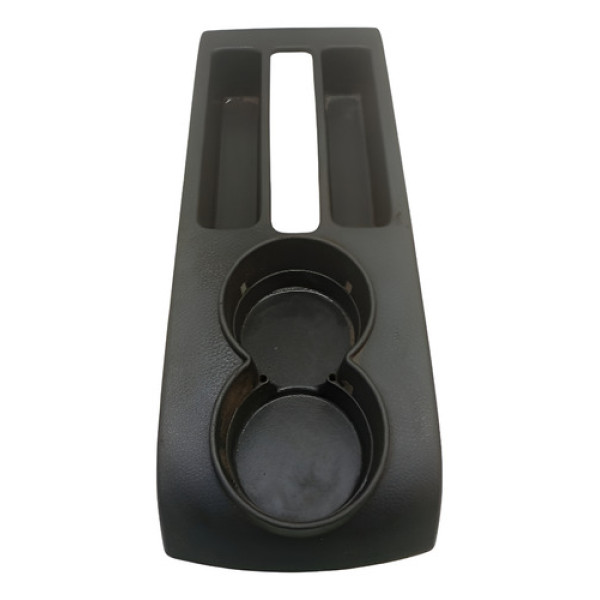 Acabamento Console Porta Copos Volkswagen Polo 2007 2011 Preto