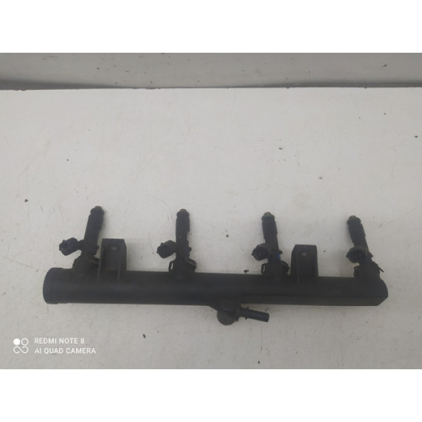 Flauta Combustível Com Bicos Injetores Citroen C4 2012-2014