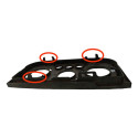 Moldura Comando Ar Chevrolet Corsa Montana 2002 2012 Avaria