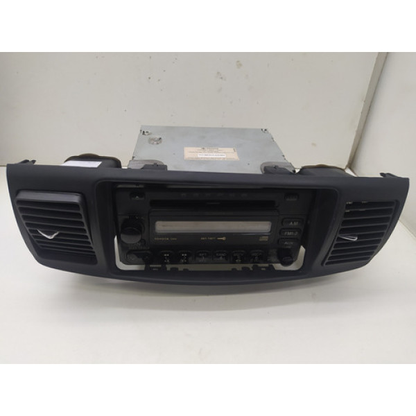 Rádio Cd Painel Central Com Difusor Toyota Corolla 1.8 2003