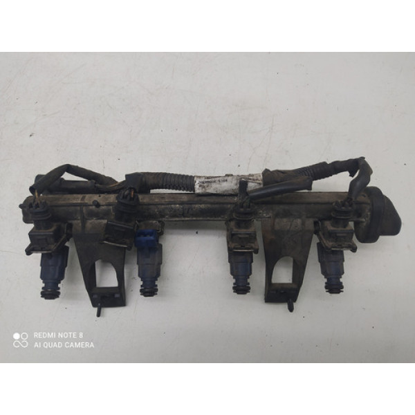 Flauta C/bicos Injetor Clio 1.0 Flex 16v 2006               