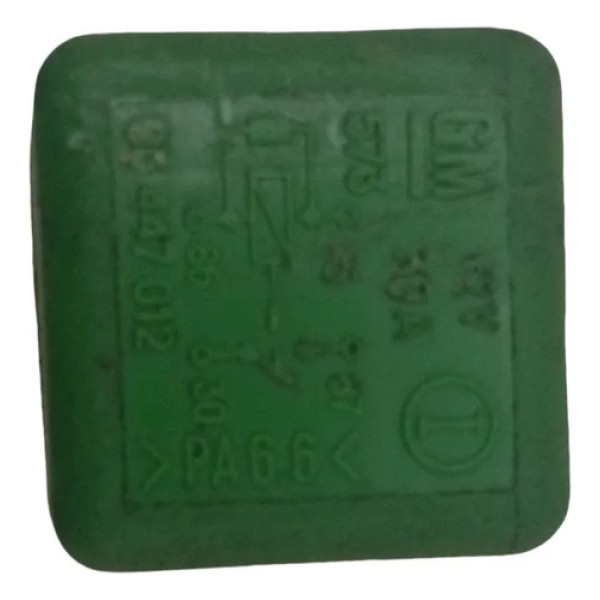 Relé Auxiliar Injeção Chevrolet Corsa 2008 93447012 Verde