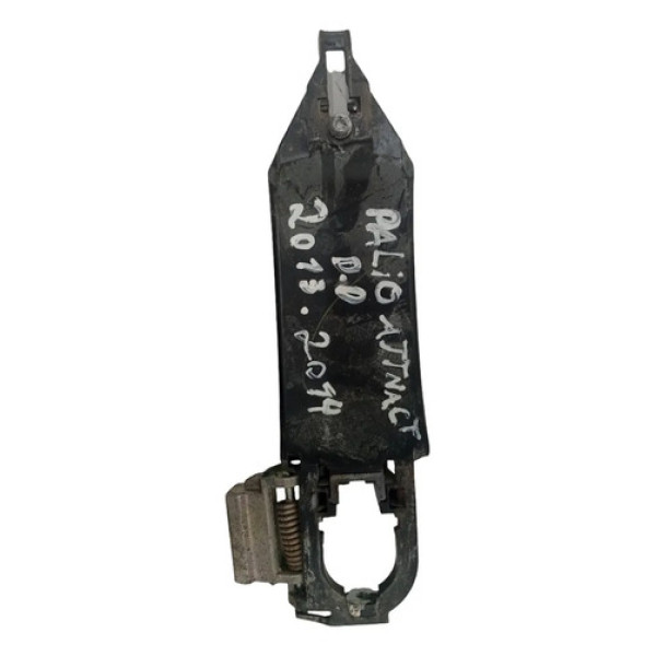 Suporte Maçaneta Externa Dianteira Direita Fiat Palio 2014 Preto Dianteira