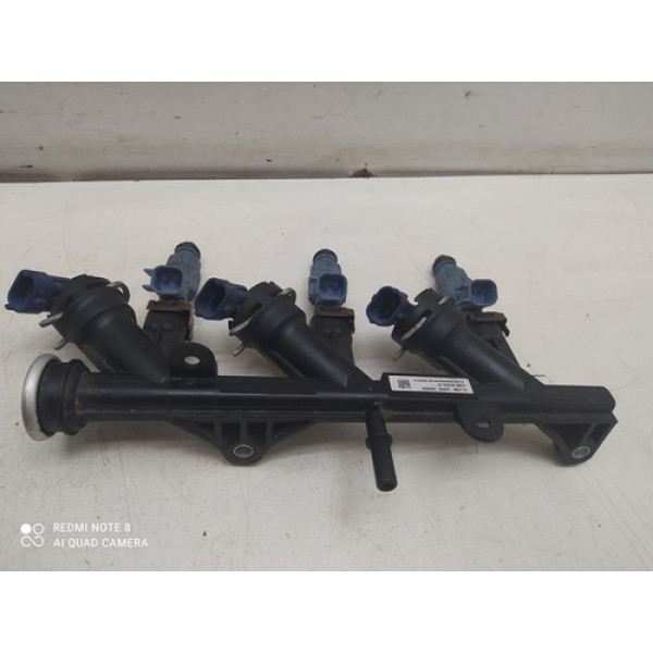 Flauta Combustível C/ Bicos Ford Ka 1.0 3cc 2015 A 2016     