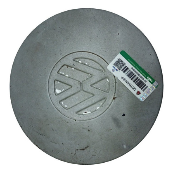 Calota Tampa Centro Roda Ferro Volkswagen Gol 2010 Prata