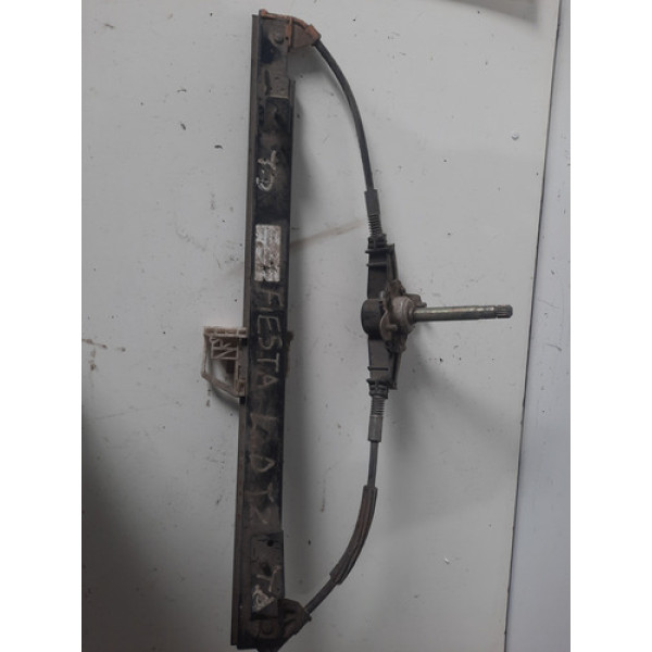 Maquina Vidro Manual Ford Fiesta Traseiro Direito 03/08