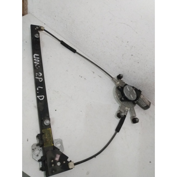 Máquina Vidro Manual Dianteiro Direita Uno 2017