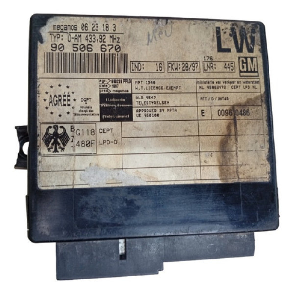 Módulo Conforto Chevrolet Astra Vectra Zafira 1997 A 2005