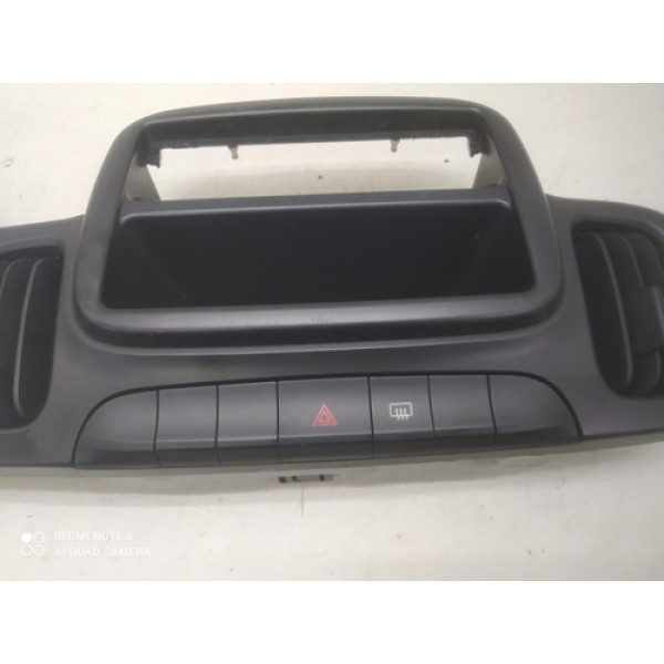 Painel Central C/difusor E Botão Pisca Alerta Fiat Mobi 2020