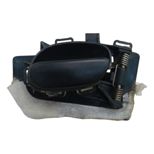 Maçaneta Interna Dianteira Direita Peugeot 206 207 2002 Preto Dianteira