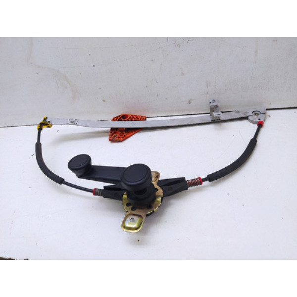 Máquina Vidro C/ Manivela Dianteiro Esquerdo Ford Fiesta 99 